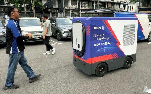 Allianz EV RoboRanger: First look at the remote-controlled EV charger on wheels