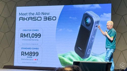 Akaso 360 launched in Malaysia with 5.7K video recording, dual 48MP sensors &ndash; Priced from RM899 for limited time