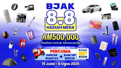 Deal: BJAK 8.8 Offers RM500,000 Prizes for Signing Up for a Free Insurance Quote