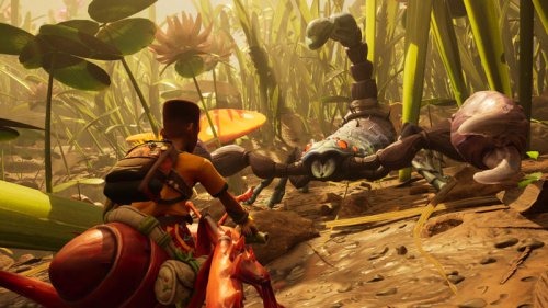 Grounded 2 tries the same trick twice, but at least you can ride the bugs this time