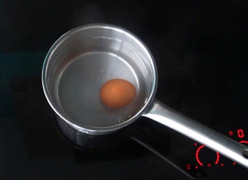 Creamy avocado mayonnaise with hard-boiled egg - no raw egg
