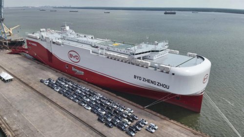 BYD Zhengzhou makes maiden voyage to Malaysia, able to carry 7,000 vehicles
