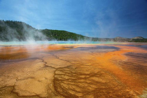 Visitors can't stop walking through - and drinking from - Yellowstone's hot springs
