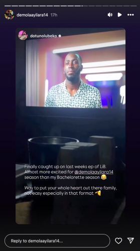 &lsquo;Love Is Blind: UK&rsquo; Fan Fave Demola Ayilara Reveals Relation to This &lsquo;Bachelorette&rsquo; Alum