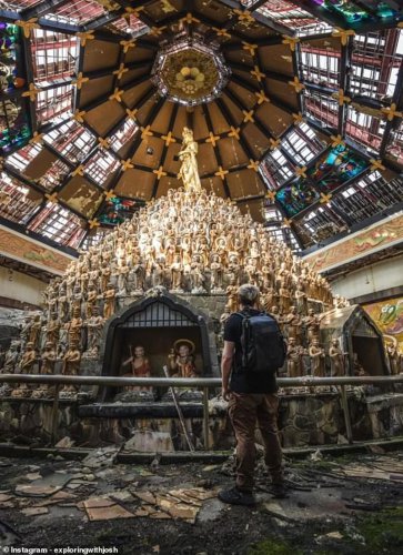 Inside the eerie abandoned hotel in Japan - which once used to be a religious-themed amusement park