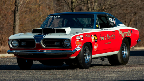             The Fastest 1960s Muscle Car Over The Quarter Mile: Meet The 1968 HEMI Barracuda B029        ,             What Made The B029 HEMI Barracuda So Quick        ,             HEMI Barracuda Vs. HEMI Dart: How The B029 Beat Its Dodge Twin        ,             Other Quarter-Mile Beasts From The '60s        , The Fastest Quarter Mile Time For A Muscle Car Produced In The '60s