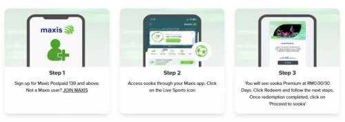 Maxis offers free Sooka Premium for Postpaid 139, 169 and 199 customers