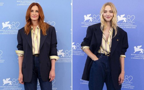 Fashion faux pas or PR stunt? Why Julia Roberts and Amanda Seyfried wore the same outfit in Venice