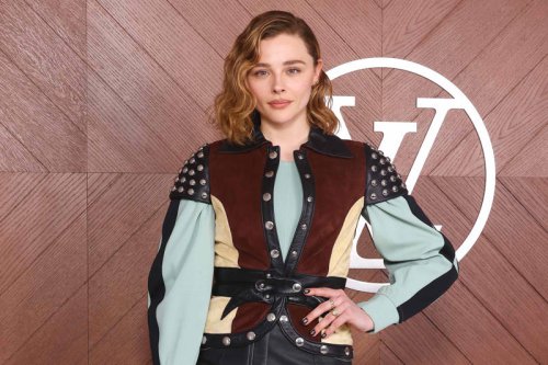Chlo&euml; Grace Moretz Breaks Tradition in a Baby Blue Wedding Dress