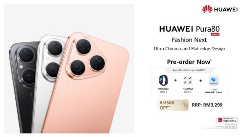 Huawei Pura 80 lands in Malaysia at RM3,299, offers 50MP Ultra Lighting camera and 50W wireless charging