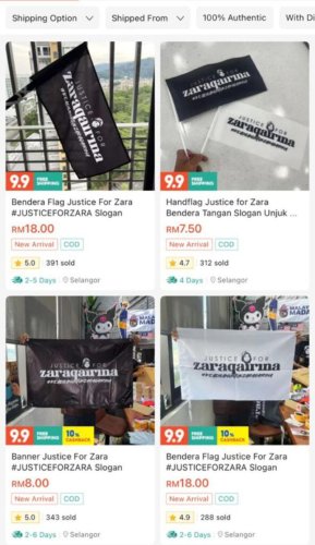 Justice For Zara Or Profit From Zara? Merchandise Sold Online Not Sitting Well With Malaysians
