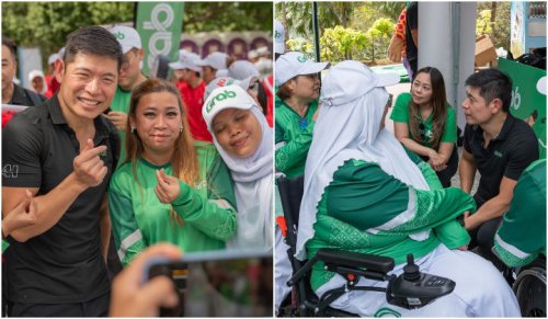 GrabBersamaMalaysia: Gig Workers Together With Grab March In Celebration Of National Day Across Malaysia