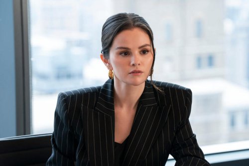 Selena Gomez Looks Like a Boss in the Coolest Pinstripe Suit on 'Only Murders in the Building'