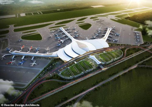 Inside the &pound;9.5billion mega airport set to become one of the biggest in the world
