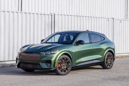 2025 Ford Mustang Mach-E GT, 2025 Chevy Blazer EV SS, 2025 Kia EV6 GT, 2025 Hyundai Ioniq 5 N, Edmunds says, These four electric SUVs provide hot-rod thrills without the need for gas