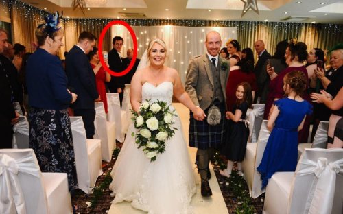 Couple tracks down mysterious wedding crasher after four years