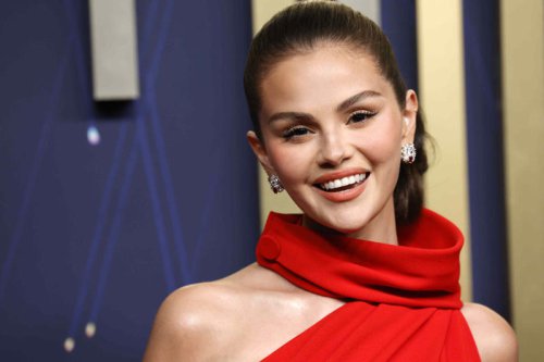 Selena Gomez Pairs Fiery Halter Gown With Opulent Diamonds and Rubies at the Emmys