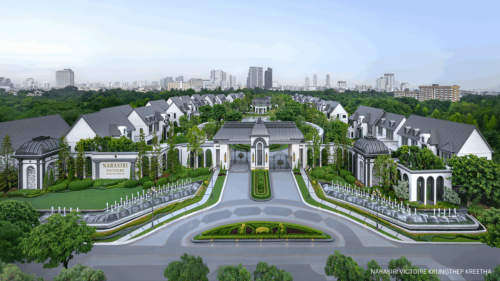 แสนสิริ แหย่พยาธิ เปิดภาพบ้านหรู 65-120 ล้าน &lsquo;Narasiri Victoire&rsquo; กรุงเทพกรีฑา
