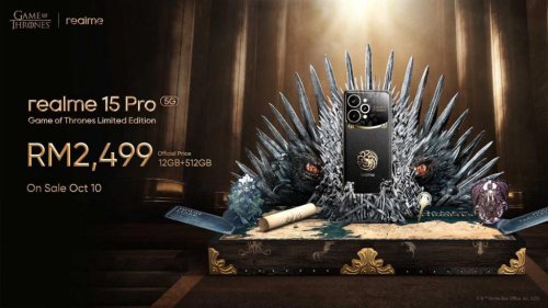 Realme 15 Pro Game of Thrones Limited Edition launched in Malaysia &ndash; Only 5,000 units globally, priced at RM2,499