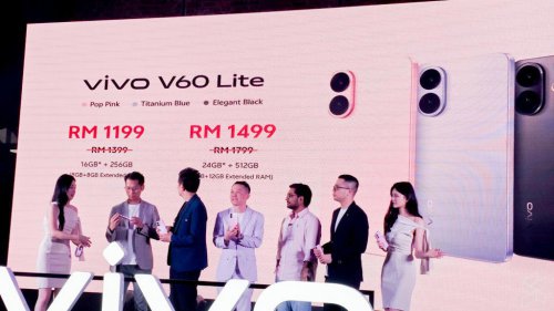 vivo V60 Lite 5G Malaysia: Dimensity 7360-Turbo, 50MP Sony camera, 6,500mAh with bypass charging, priced from RM1,399
