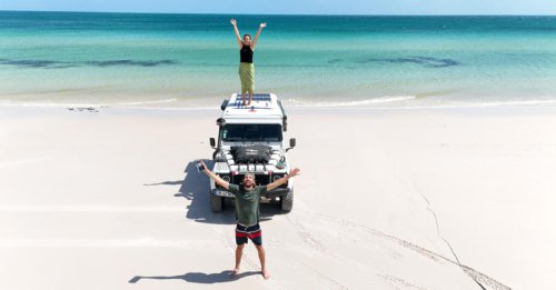 This couple left their jobs to travel 160,000 km across the world in their Land Rover