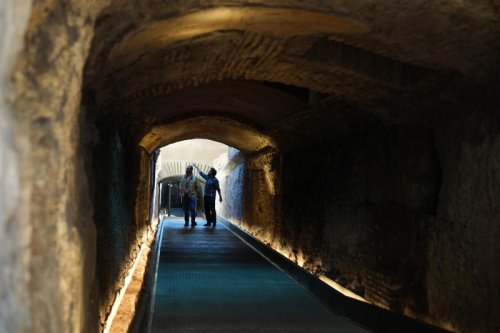 Secret Colosseum tunnel used by Roman emperors reopens after nearly 2,000 years