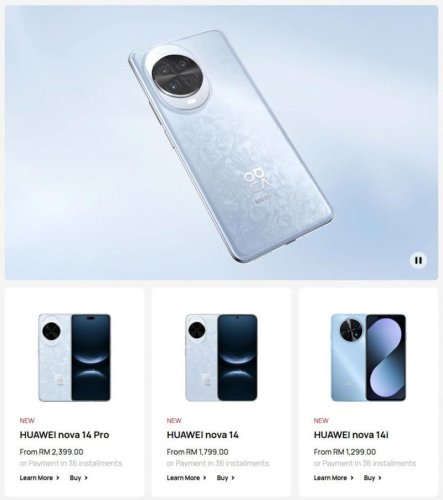 Huawei Nova 14: Premium mid-range smartphones with up to 50MP Portrait Selfie camera, priced from RM1,299