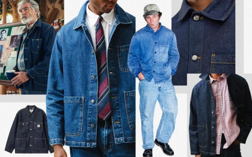 A denim chore jacket is the most versatile item a man can own (just ask Pierce Brosnan)