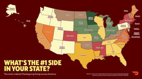 Americans' Thanksgiving Side Dish Preferences, Broken Down By State