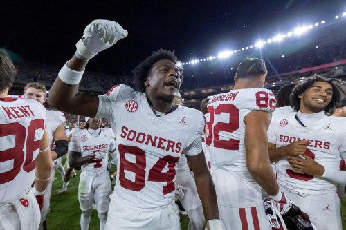 No. 11 Oklahoma travels with its defense again and upsets No. 4 Alabama 23-21