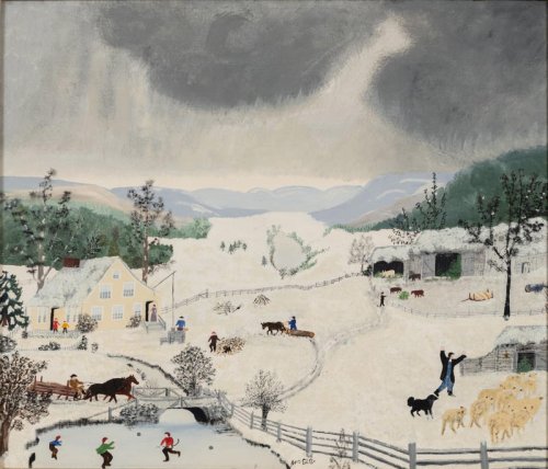 In Her 70s, Grandma Moses Began Painting Lovely Scenes of Rural Life. Then She Became an Icon