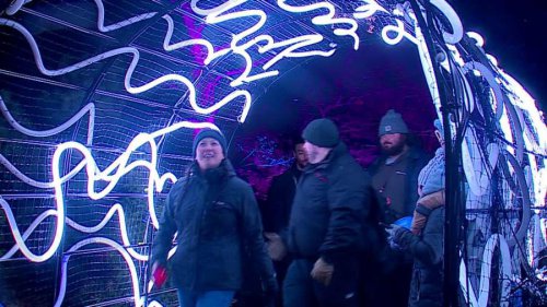 Enlighten named one of the best botanical garden holiday light shows in the country