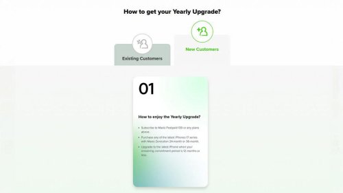 Maxis lets you switch to a new iPhone every year without paying extra. Here&rsquo;s how it works
