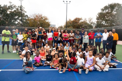 Grand Slam champion CoCo Gauff surprises tennis clinic at New Orleans&rsquo; Joe Brown Park