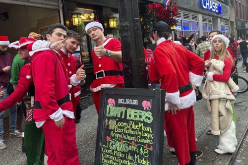 SantaCon is coming to town: When to expect Santa-suited revelers in Pennsylvania