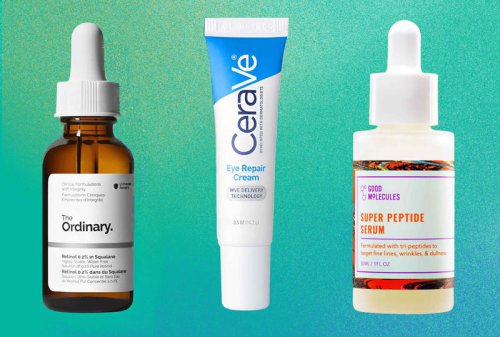 Best Anti-Aging Skin Care Finds Under $50, CeraVe Eye Repair Cream, The Ordinary Retinol 0.2% in Squalane, Good Molecules Super Peptide Serum, L'Oreal Paris Midnight Cream, Neutrogena Triple Age Repair Face Moisturizer with SPF 25, Eucerin Sensitive Mineral Sunscreen Lotion SPF 50 with Zinc Oxide, Quince 100% Mulberry Silk Pillowcase, Paula&rsquo;s Choice Skin Perfecting 6% Mandelic Acid + 2% Lactic Acid Liquid Exfoliant, Advanced Clinicals Retinol Advanced Firming Cream, Olay Regenerist Micro-Sculpting Cream, I&rsquo;m a beauty writer, and these 10 anti-aging skin care finds under $50 are backed by thousands of 5-star ratings