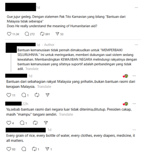 &lsquo;&rsquo;It&rsquo;s Not Much&rsquo;&rsquo; &ndash; Indonesian Minister&rsquo;s Remarks On Malaysia&rsquo;s Flood Aid Draws Criticism