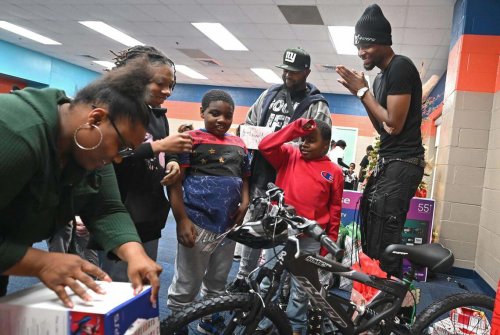 Brandon Miller hands out holiday gifts, then delivers message for Hornets fans