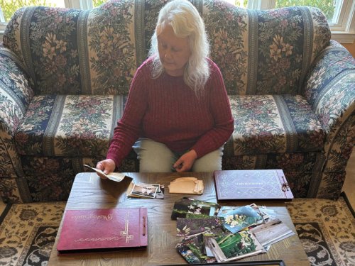 My 65-year-old mom is healthy, but she started purging her stuff. Being part of the process is helping me learn about my family