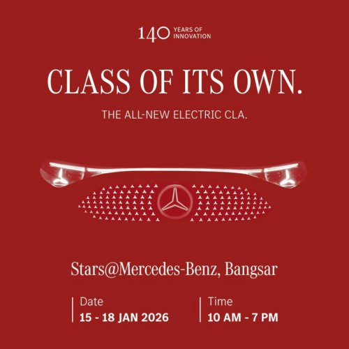 Mercedes-Benz CLA EV is finally coming to Malaysia, early preview on 15-18 January 2026