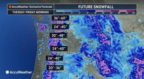 Heavy snow, dangerous travel to expand as cold storms sweep from Cascades to interior West