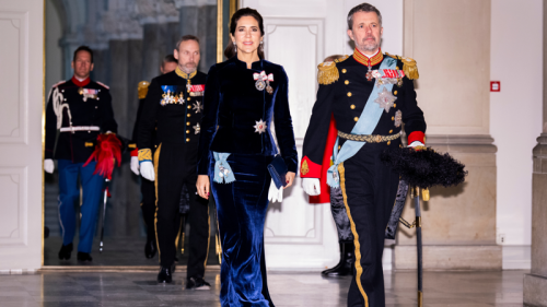 Queen Mary&rsquo;s most iconic New Year&rsquo;s gala fashion to date