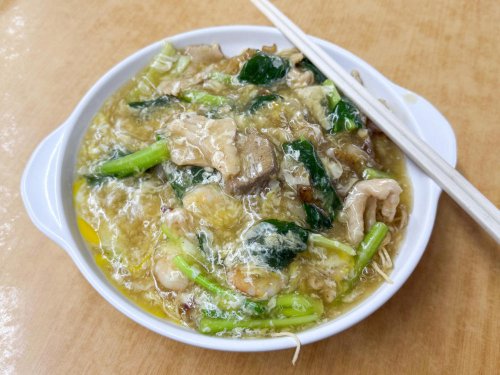 Ginger duck &lsquo;yee mee&rsquo;, &lsquo;har cheong kai&rsquo; and Cantonese fried noodles are the draw at this noodles stall at Pudu&rsquo;s Restoran Ozap Omei Kopitiam