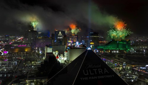 Chilly and wet, Las Vegas still rings in 2026 in style