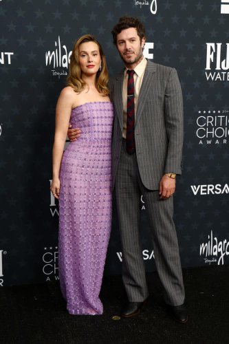 Adam Brody and Leighton Meester one up their date-night style at the 2026 Critics Choice Awards