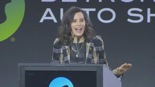 Speaking at auto show, Whitmer announces directive to explore geologic hydrogen energy