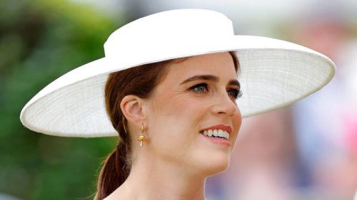 Princess Eugenie glows in skintight pregnancy dress - and the cosiest spring jacket