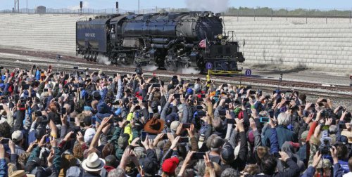 What&rsquo;s it like when 600-ton &lsquo;Big Boy&rsquo; locomotive comes to town?