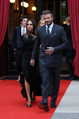 The Beckhams step out in Paris for Victoria's big moment