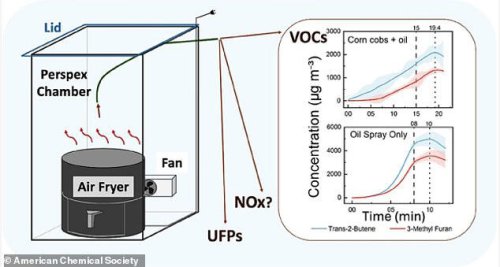 Air fryers release up to 100 times fewer air-pollution particles than deep-fat fryers, study finds